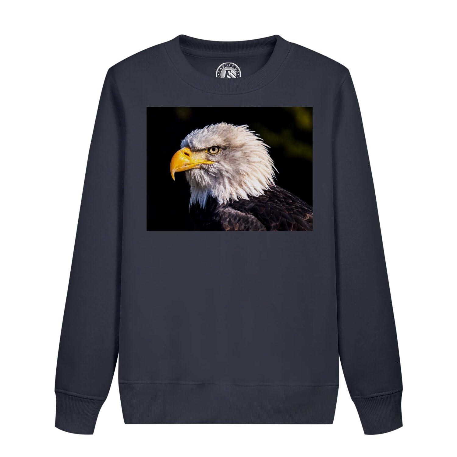 Sweatshirt enfant pygargue en coton doux avec imprimé aigle