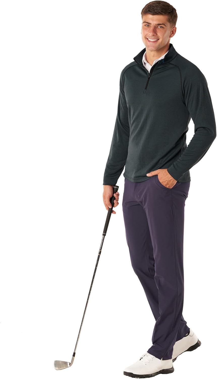Royal & Awesome Men's Golf 1/4 Zip Top, Quarter Zip Jumper, Golfing Jumpers for Men, Stylish Golf Tops - Image 3