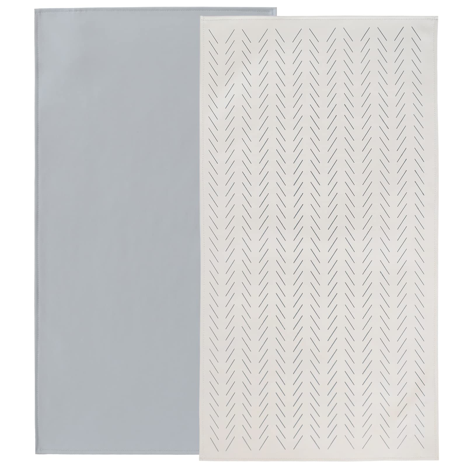 Owlowla Baby Diaper Changing Pad Portable Changing Mat Travel Changing Pad Liner for Baby and Small Toddler(Gray&Herringbone)