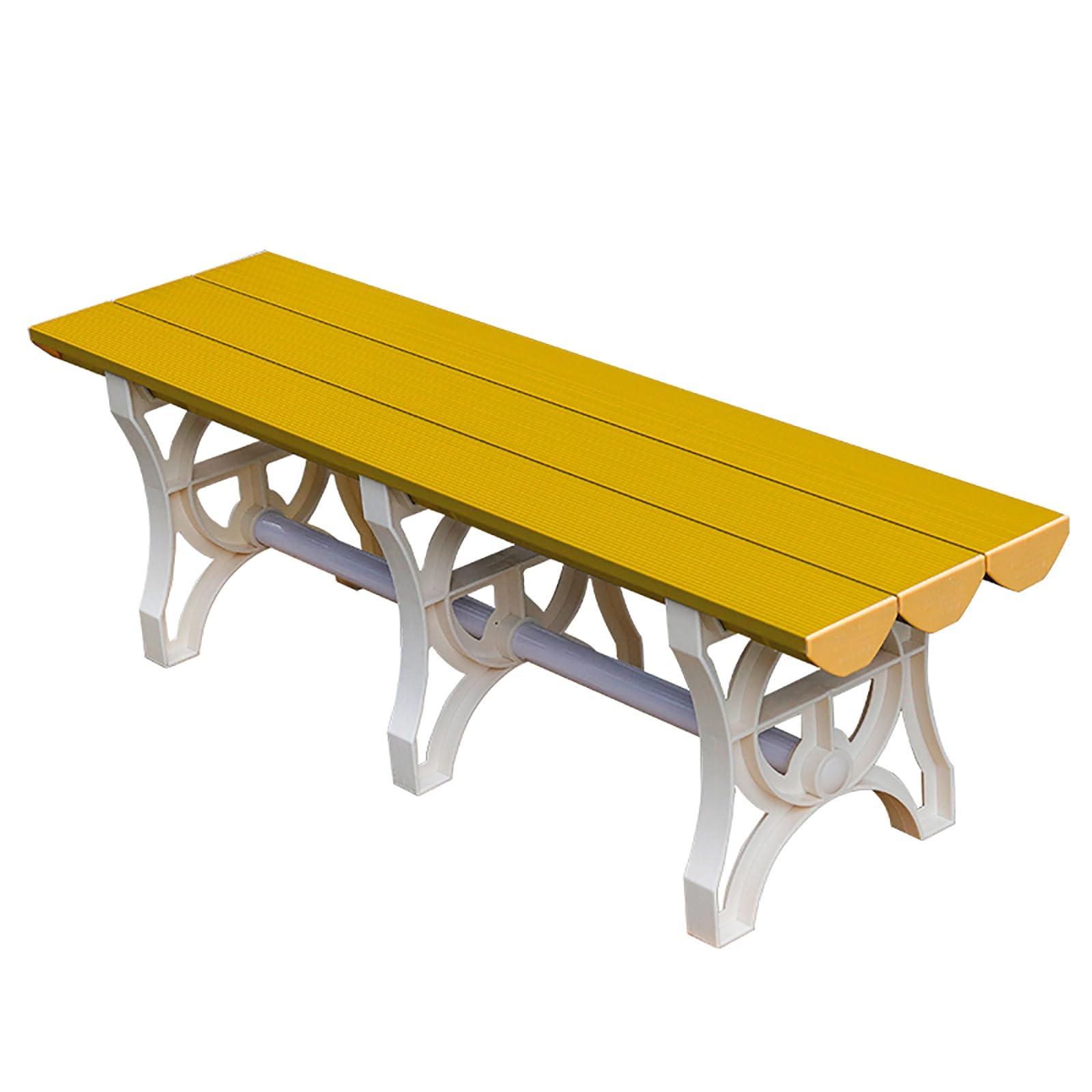 Banco de plástico ABS impermeable de alta carga de 800 kg, asiento de ocio para uso en interiores y exteriores, ideal para gimnasio, parque, piscina, patio y más