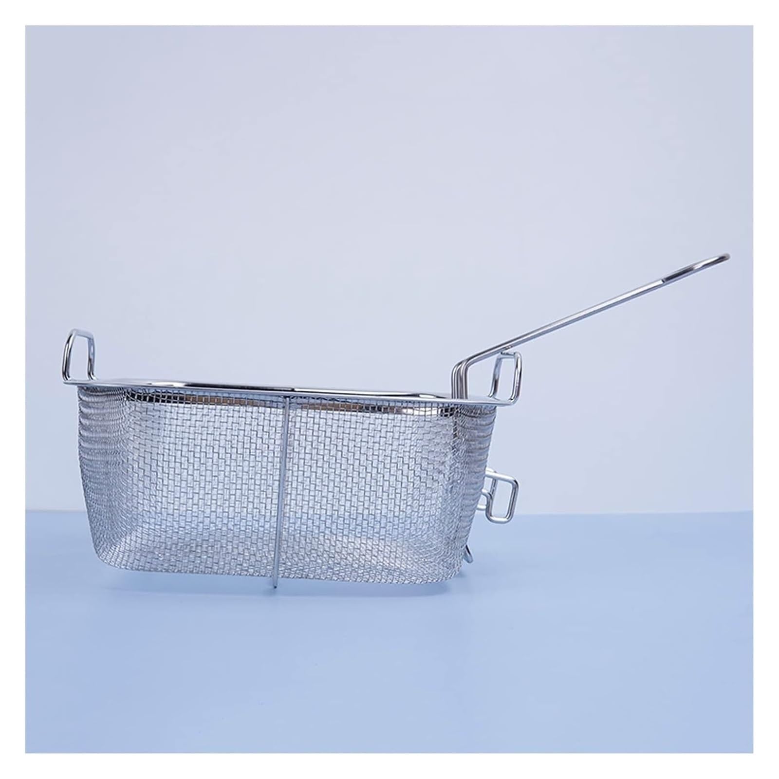 YUZGUHEY Frying Basket with Handle, Stainless Steel Square Fry Foldable for French Fries Chicken Nuggets