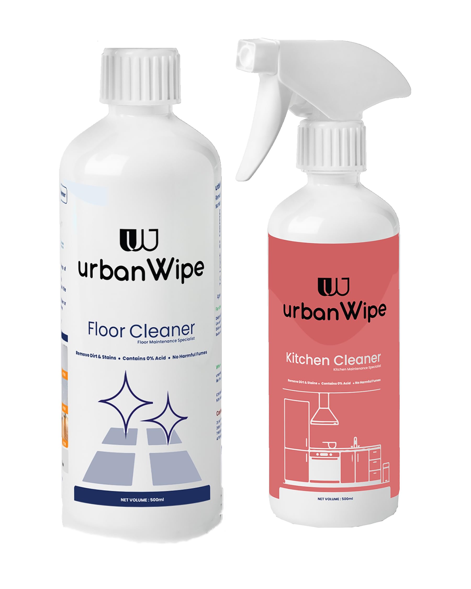 urbanWipe Floor & Kitchen Cleaner Combo Pack | Tiles, Marble, Wood Floor Surface Cleaner | Chimney, Gas Stove, Countertop_(Each 500ml) (B0CLTW8RQ8) Amazon Price History, Amazon Price Tracker