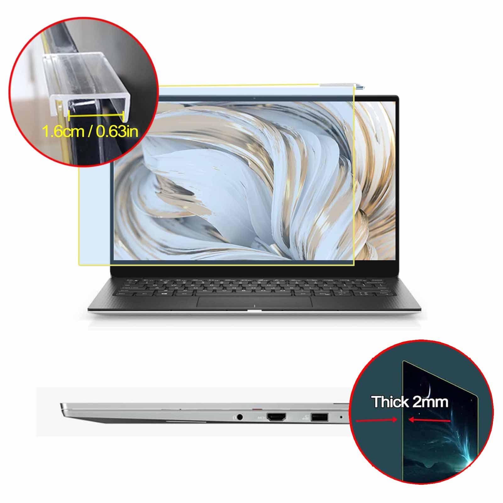 Computer-Monitor-Bildschirmfilter, Laptop-Displayschutz, Blaulichtblockierung, for Aufhängen, 16:9, 12–17 Zoll, kratzfest(13in/33cm)