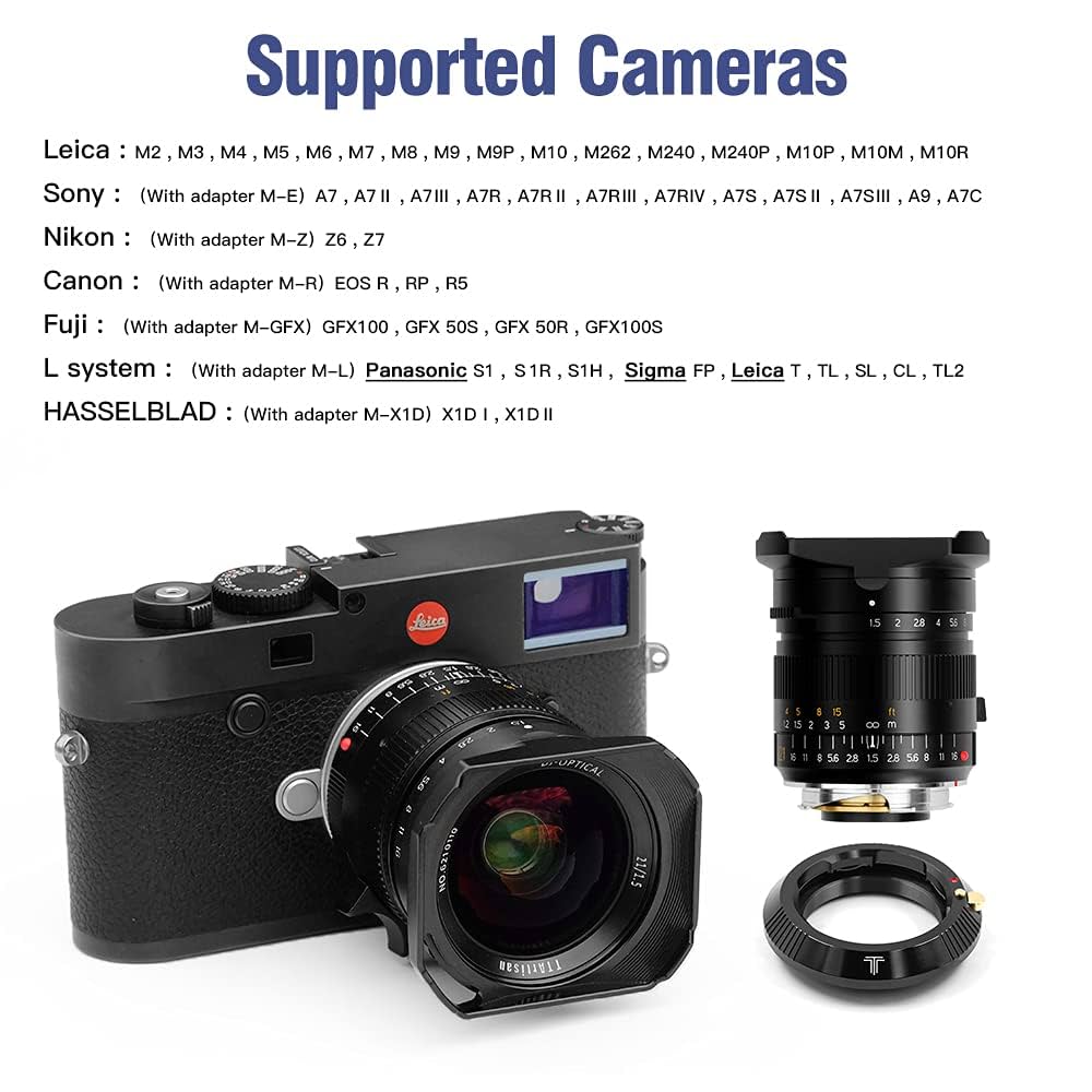TTArtisan 21mm f/1.5 ASPH ライカMマウント単焦点レンズ Amazon | TTArtisan 21mm f/1.5 ASPH Mマウント ライカM