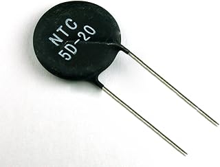 (F #62) 2pcs NTC 5D-20 Circuit Protection Power Thermistor 5 ohm, 7 Amp, 20mm Disk