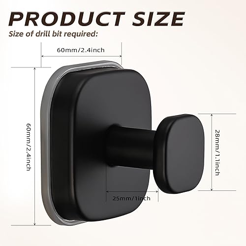 Miniatura 8 de Ganchos de ventosa reutilizables resistentes para cocina, baño, ducha, ganchos a prueba de humedad para toallas, batas, esponjas y coronas/montaje