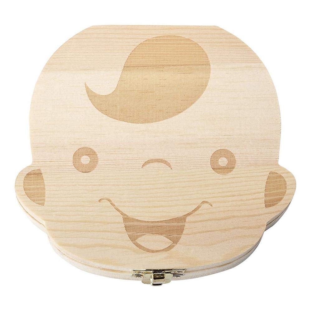Boîte rangement dents pour enfant garçon avec encoches de dates