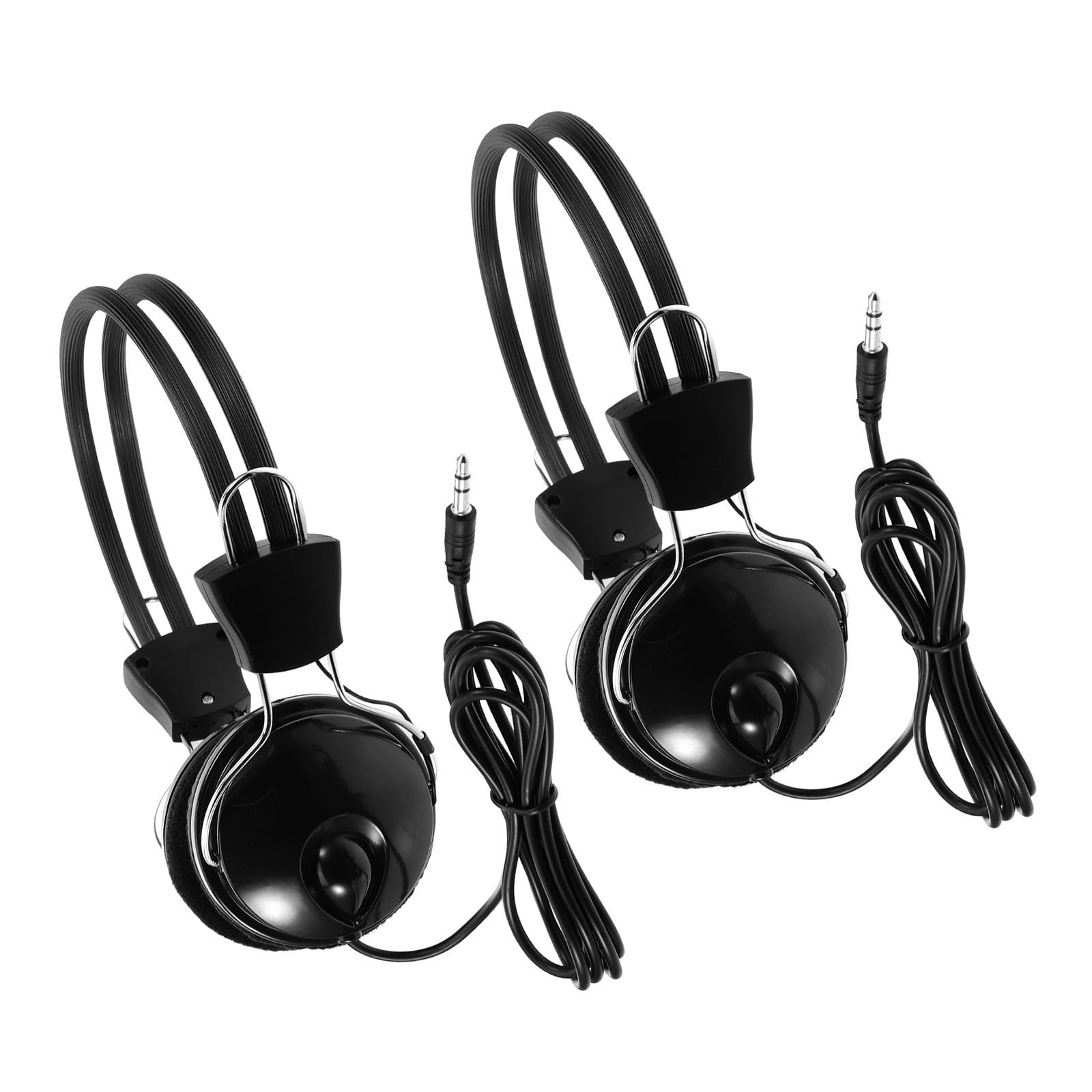 Auriculares detector de metales sonido estéreo cancelación ruido plástico negro