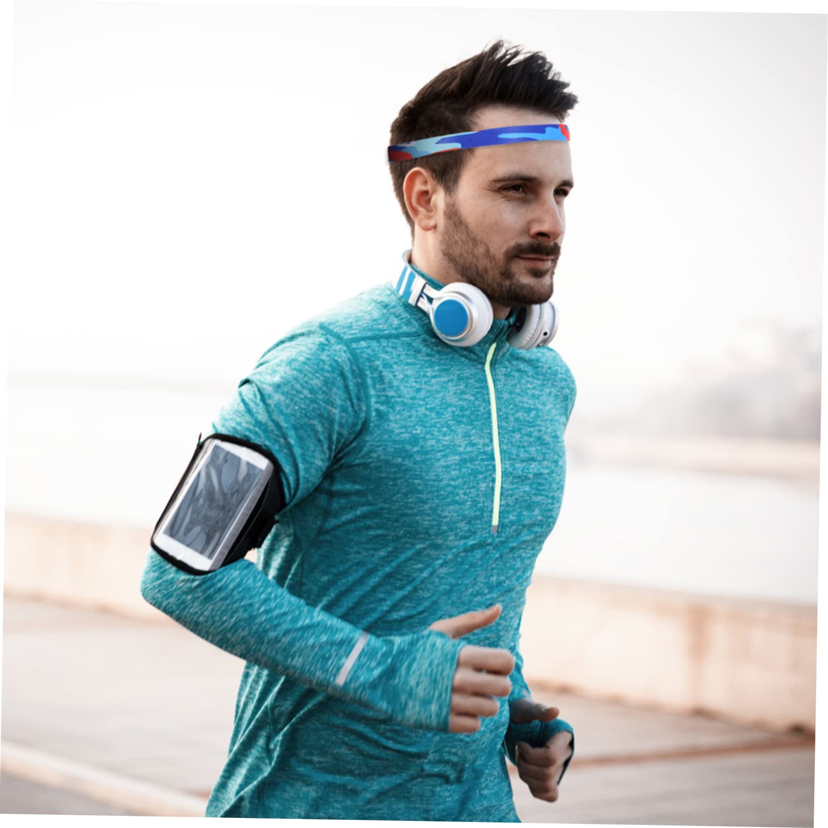 YARNOW 3 Set Di Fasce Per Allenamento Assorbenti E Comode Per Donne E Uomini Yoga Corsa Fitness 6 Pezzi*3