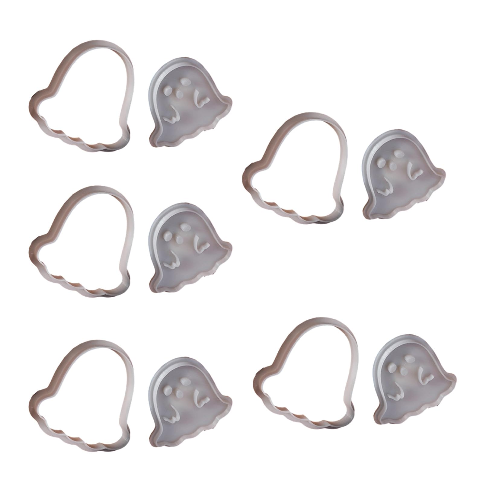 Tsophreniq 5Pieces Small Cookie Molds Halloween Biscuit Cutter Devil Theme Cookie Molds Baking Tool Suitable for Familys Gatherings Halloween