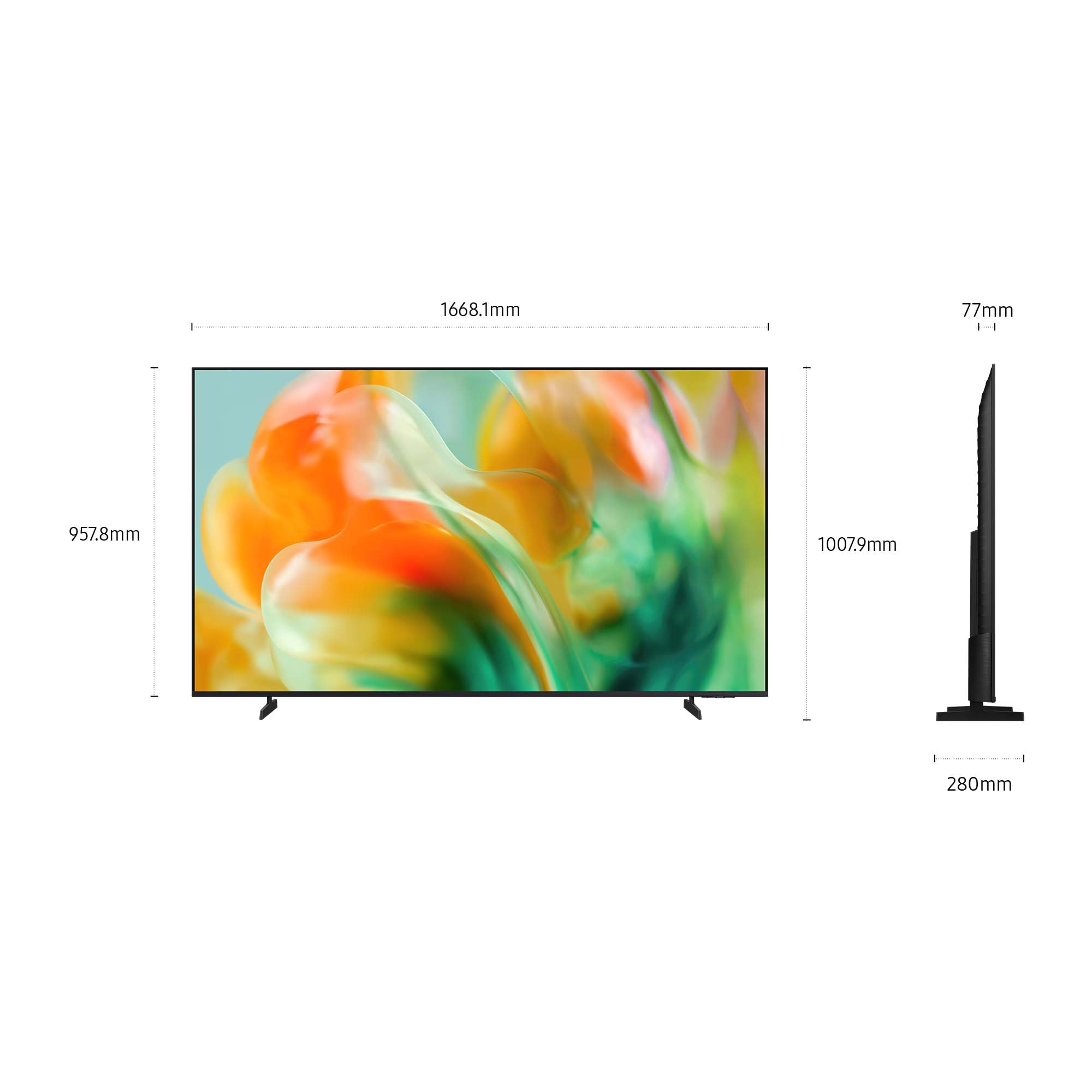 Samsung Smart TV 75" UE75M80HAUXZT Mini LED 4K, HDR 10+, Motion Xcelerator 144Hz, Adpative Sound+, AI Football Mode, Voice Control with AI(VAC), Alexa Built-in, PACCHETTO INTRATTENIMENTO, 2026