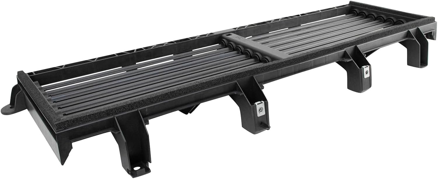 TRQ Active Grille Shutter Black Compatible with 2019-2024 Ram 2500 3500 4500 5500 CH1206115