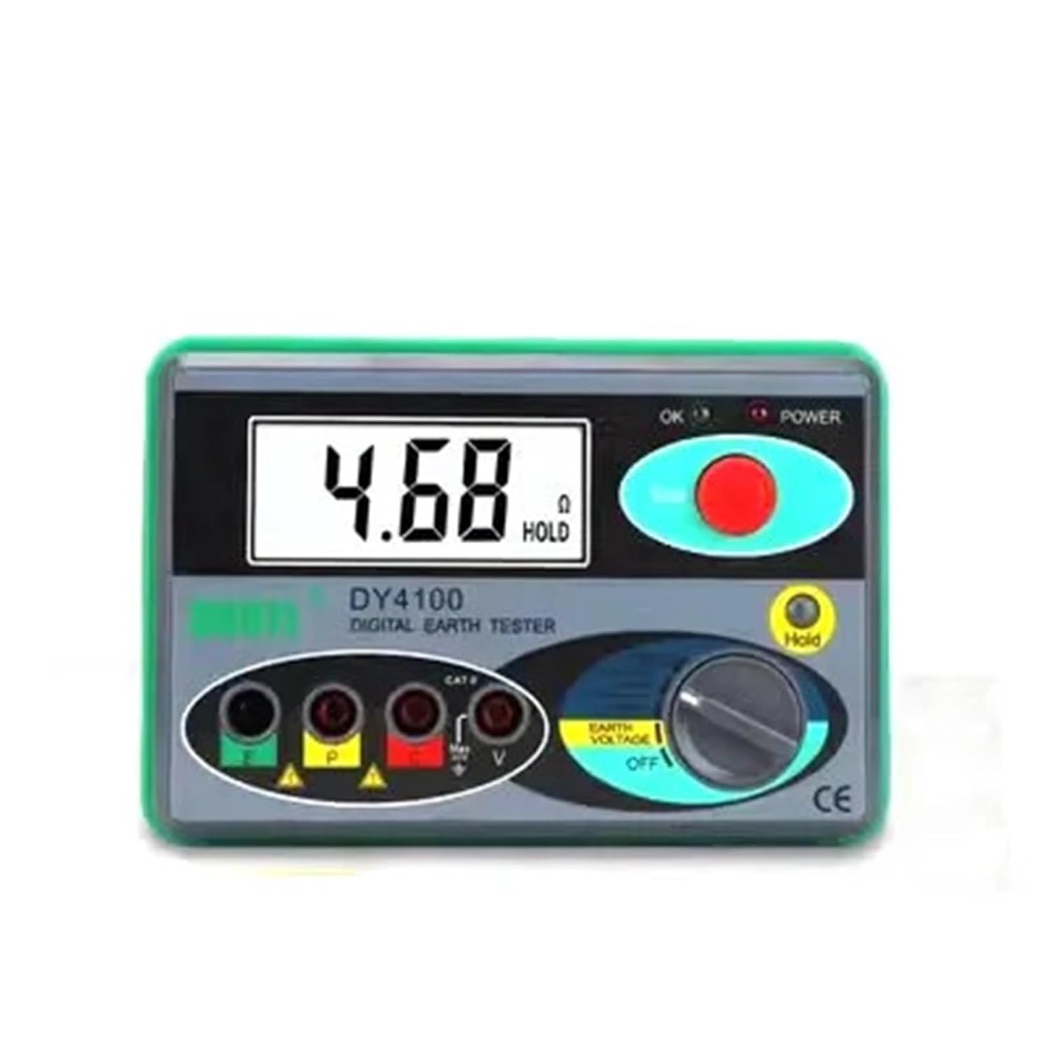 Ground Resistance Tester DY4100 Digital Insulated Low Voltage AC Transformer DC Resistance Tester 1Pcs