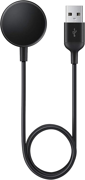 Samsung Galaxy Watch Charger, inbox replacement, for S3, Active, Active 2, Watch 3, 4 & 4 Classic - Black