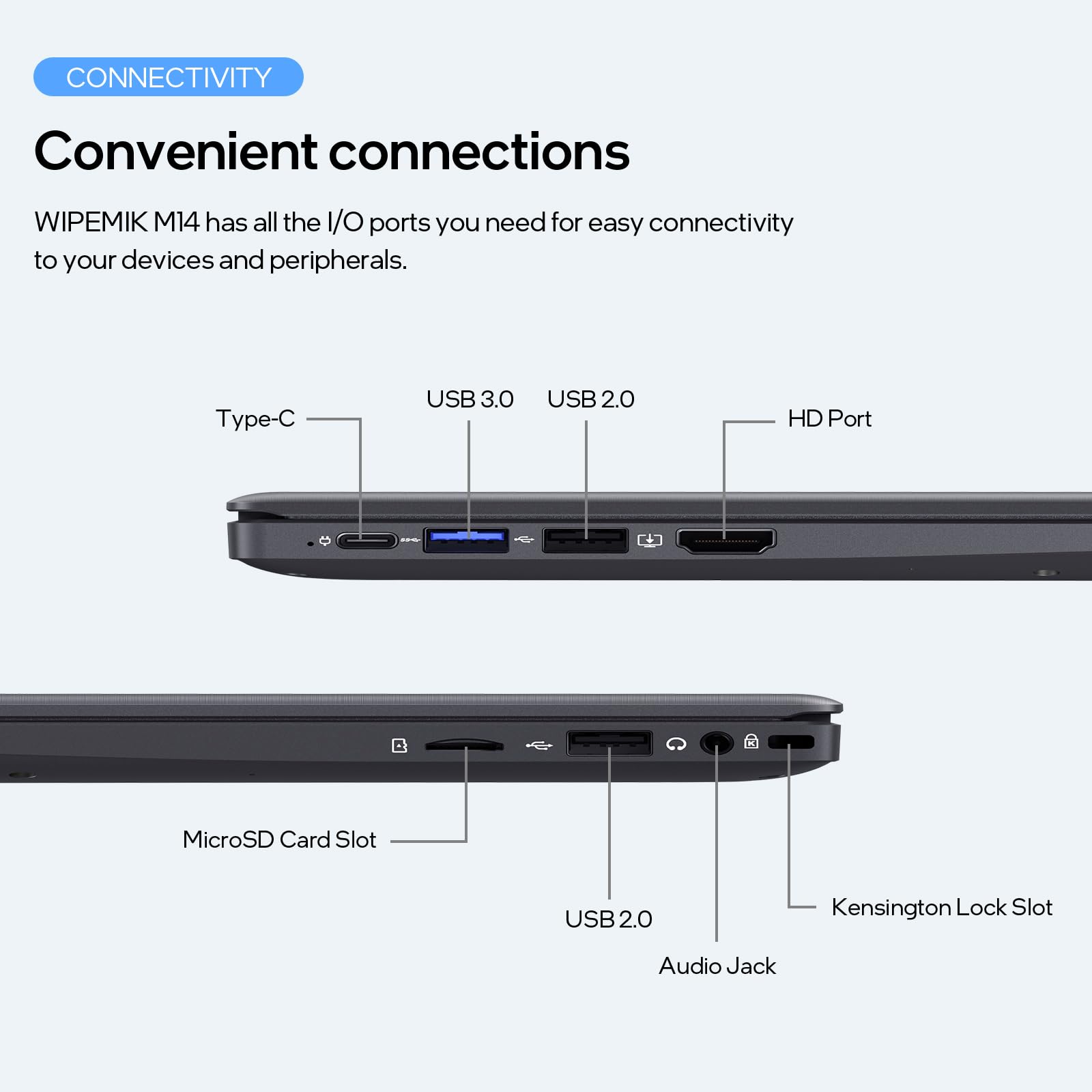 Amazon.co.jp: WIPEMIK 14インチノートパソコン, 8GB RAM ノート