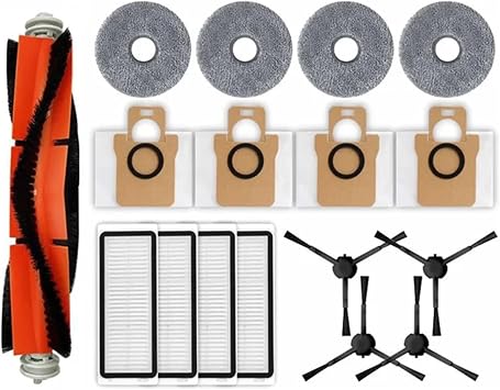 Compatible with Dreame L20 Ultra X20 Pro Robot Vacuum Cleaner Main Side Brushes Mop Cloths HEPA Filters Dust Bag Spare Parts