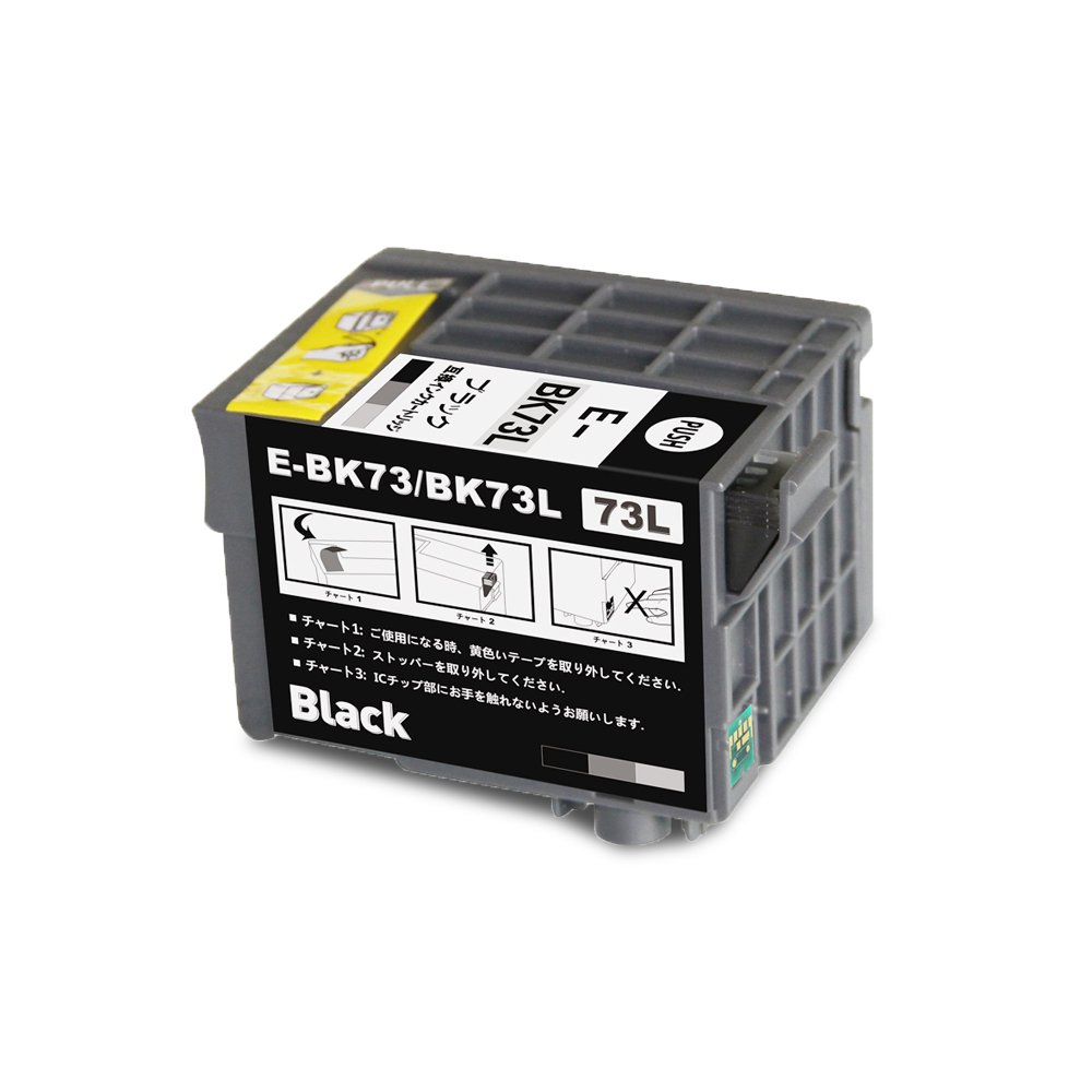 Amazon.co.jp: J-ECO製 ICBK73L ブラック 顔料 単品 エプソン用 互換