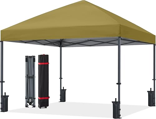 Miniatura 33 de ABCCANOPY Toldo desplegable – Tienda de campaña portátil para patio al aire libre resistente para patio trasero y terraza con 4 bolsas de arena