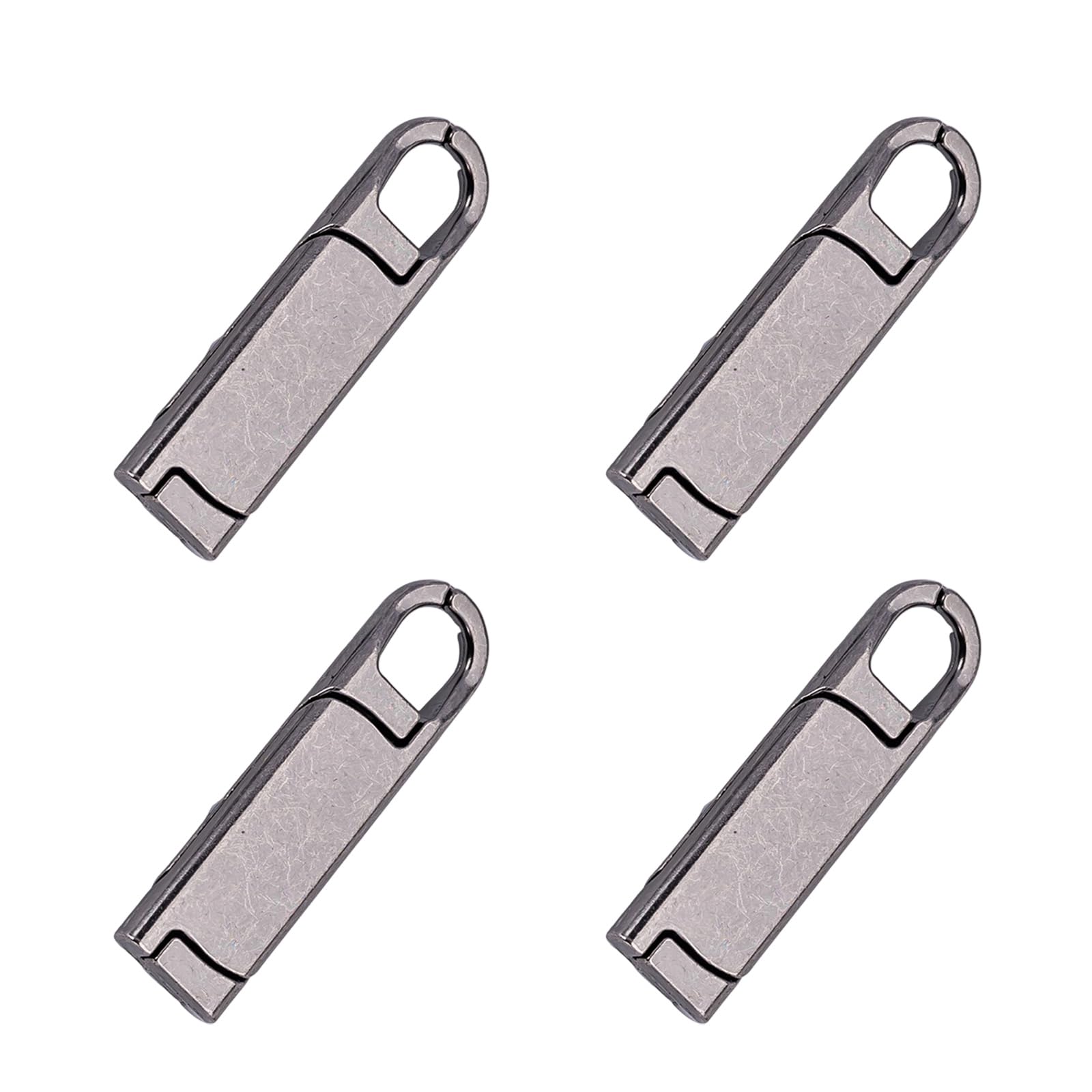 YWLUUOO 4Pcs Zippers Puller Slider Replacement Zippers Gripper Mend Fixer for Suitcases Luggage Boot Backpacks Purse Jeans Tents Puller for Clothing