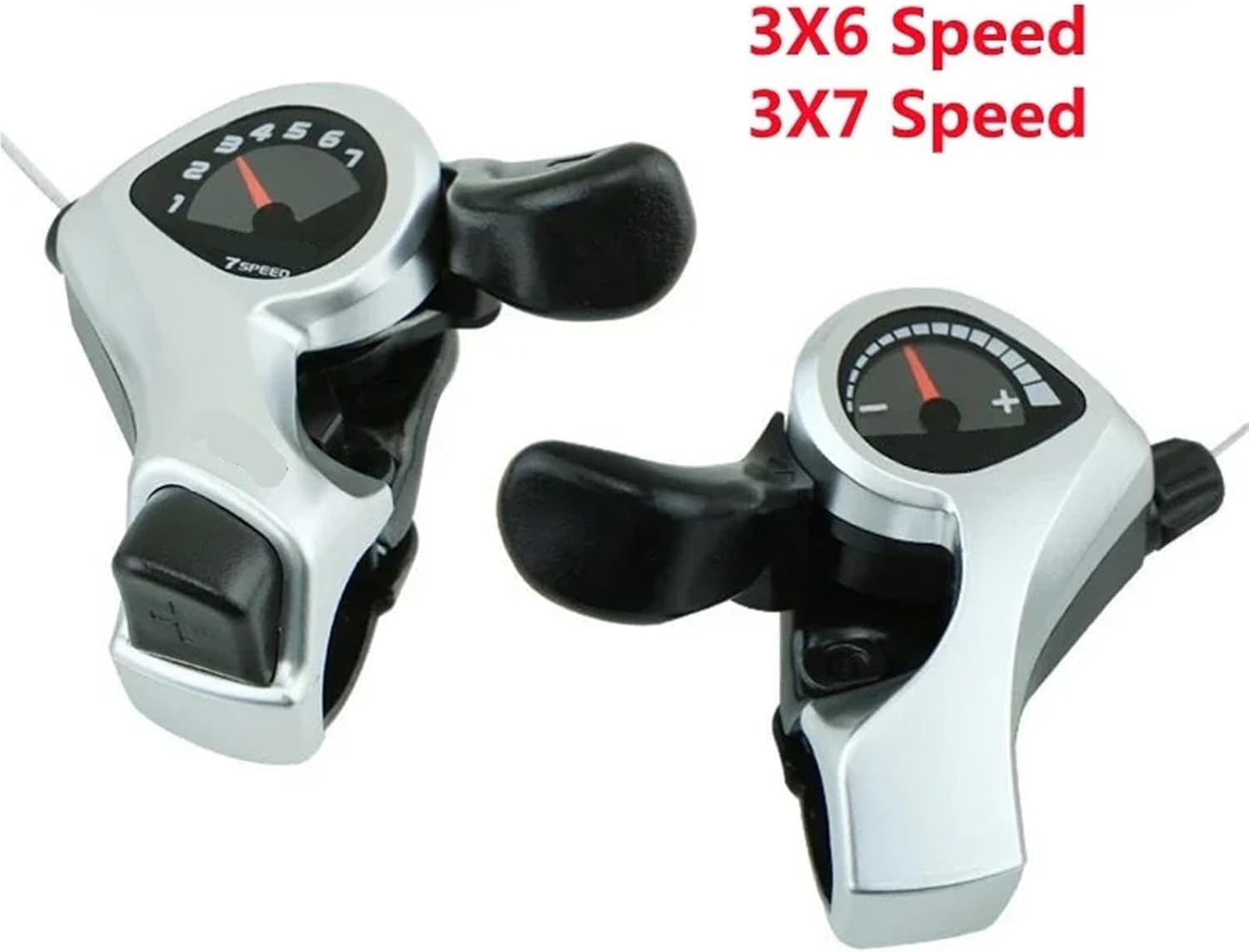 Compatible for Shimano Tourney TX50 SL-TX50, 3x6/3x7 Speed Shifter Set Left Right Trigger Switch MTB Bike