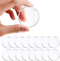 Vista 11 de Topes de puerta para pared, paquete de 6 protectores de pared de goma de 2 pulgadas, resistentes autoadhesivos para pared, silenciosos y absorbentes