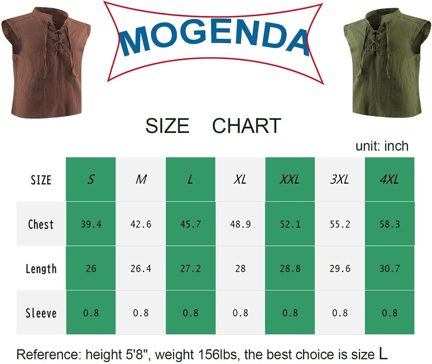 Mens Medieval Pirate Shirt Renaissance Costume Sleeveless Tank Tops