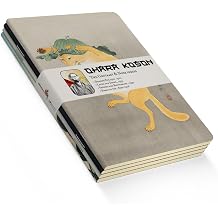 Retronote Ohara Kosan The Contrast & Noir Series 4'l  Defter Seti,  izgisiz, 64 Sayfa, 14x21cm