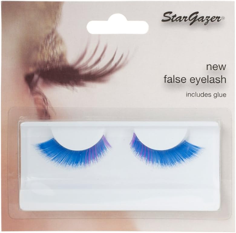 Feather Eye Lashes style 50, synthetic lash pair includes glue.