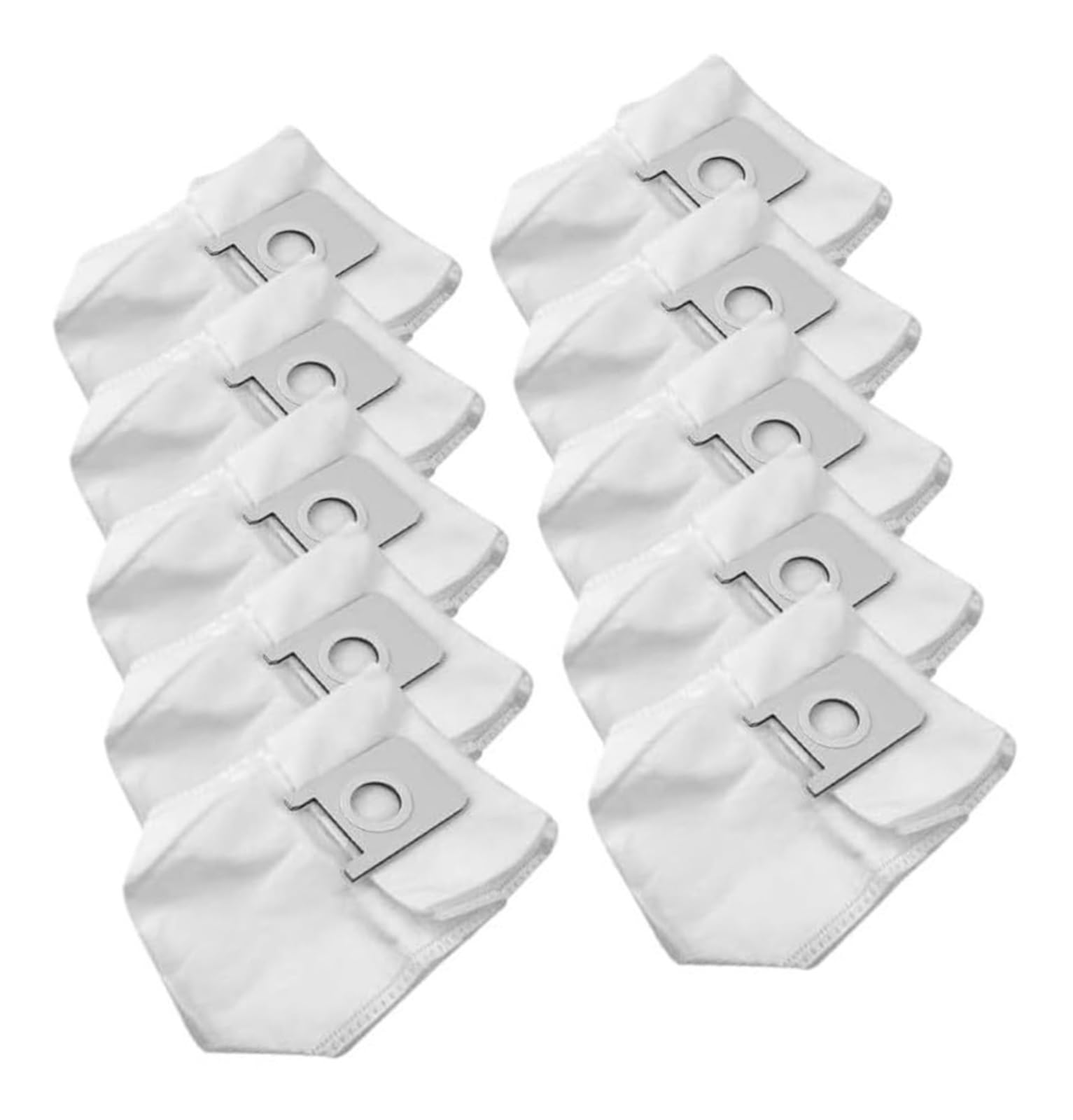 For Roidmi for EVE PLUS Robot Vacuum Cleaner Replacement Dust Bags 5/10 Pack Large Capacity Non-Woven Fabric Self-Emptying Base Accessories(10 PACK)