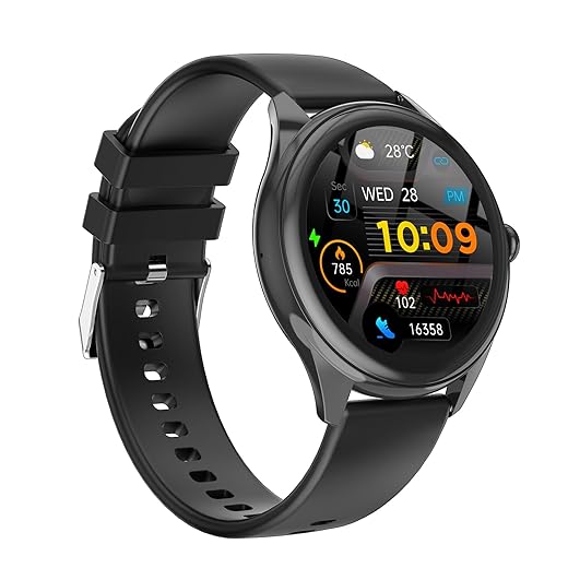 Smart Watches for Women Men, 1.39" HD IPS Touchscreen Smartwatch with 120 Sports Modes, Heart Rate/Sleep Monitor, IP67 Waterproof, Bluetooth Call & Music Control for iPhone/Android (Black)