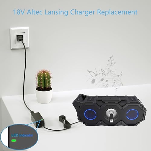 Miniatura 3 de Cargador adaptador de CA de 18 V para Altec Lansing IMW999 IMW999STL IMW889 IMW889L IMW889-BLKC ROCKBOX XL Altavoz Bluetooth inalámbrico MID 2390819