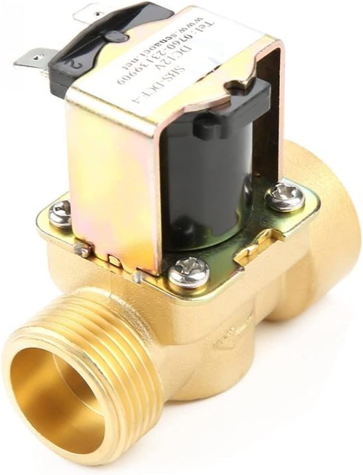 DN20 G3/4 Mosiądz Pilot Wlot wody Zawór elektromagnetyczny Elektryczny regulator ciśnienia 12 V Przydatny