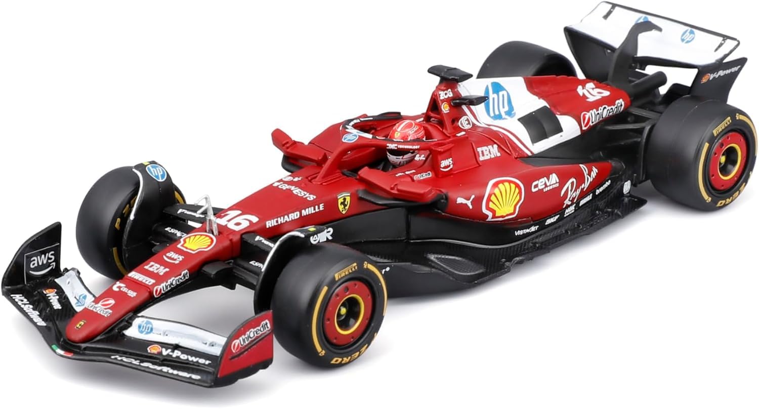 Amazon | ブラーゴ 1/43 フェラーリ F1 SF-25 ＃16 シャルル