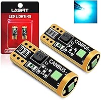 Vista 8 de LASFIT Bombilla LED de 194 color rojo 168 T10 192 2825 W5W Canbus sin errores, sin polaridad, 400 lúmenes, extremadamente brillante para luz