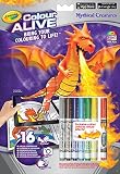 Hecho en España Crayola - Color Alive: Castillos y Dragones, Libro para Colorear (95-1051)