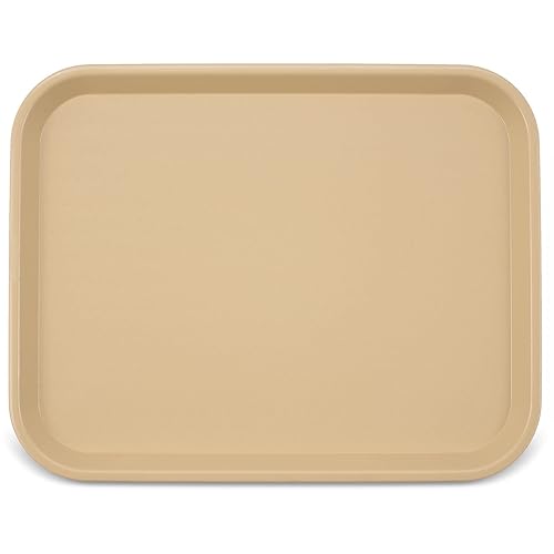 Miniatura 9 de Carlisle FoodService Products Bandeja de plástico para comida rápida, 14 x 18 pulgadas, beige (paquete de 2)