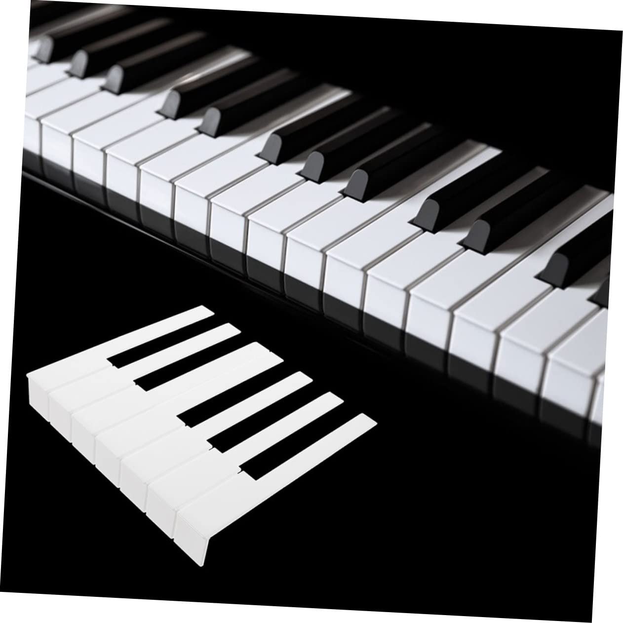 Abaodam 88pezzi Piano Keytops Resistente Per Riparazione Tastiera Completo Di Parti Per Pianoforte Accessori Per Musicisti Professionisti e Amatoriali