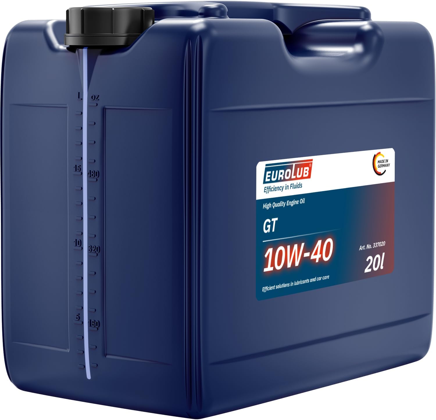 EUROLUB GT SAE 10W-40 Engine Oil, 20 Liters