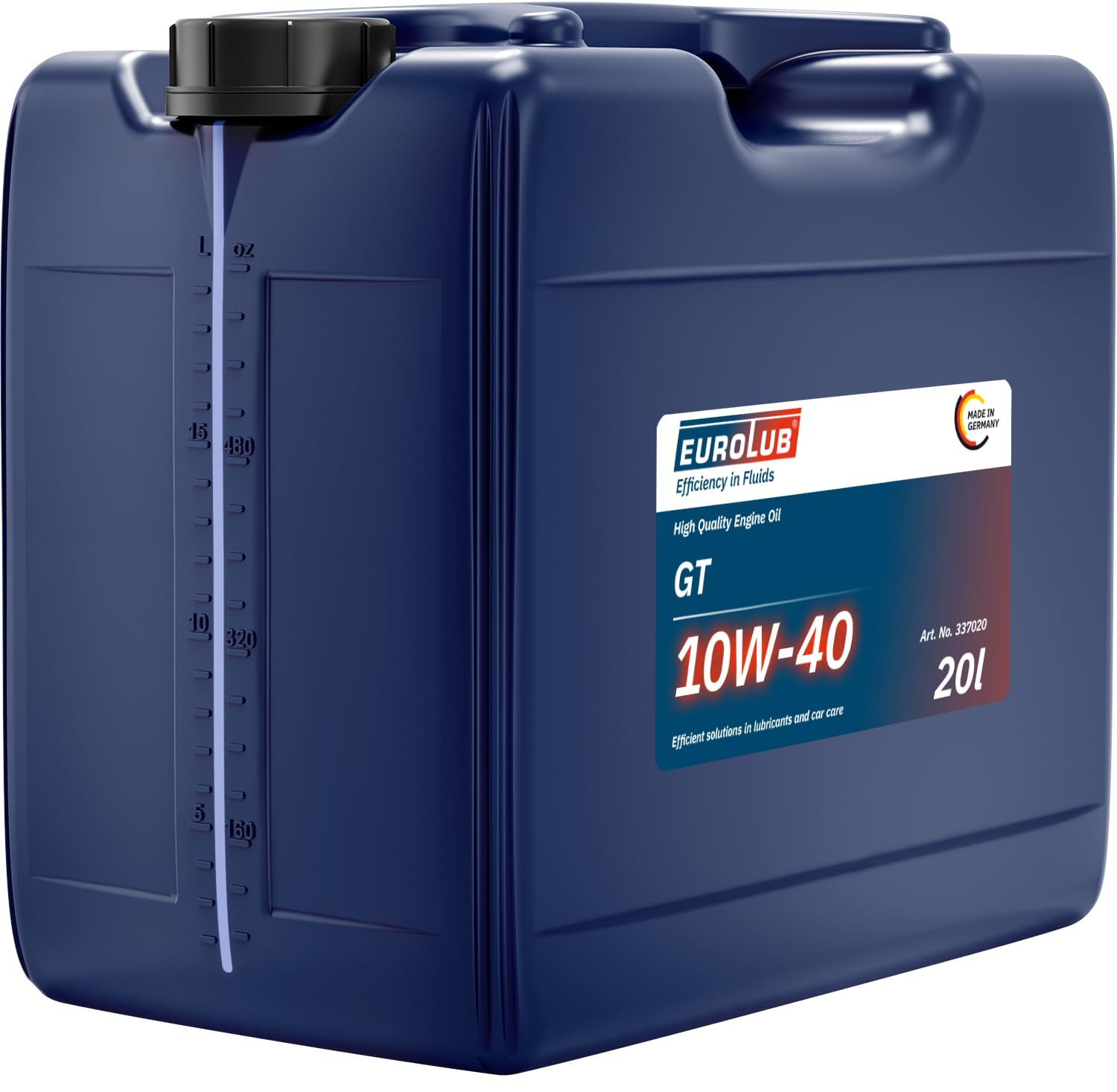 EurolubGT SAE 10W-40 Engine Oil, 20 Liters