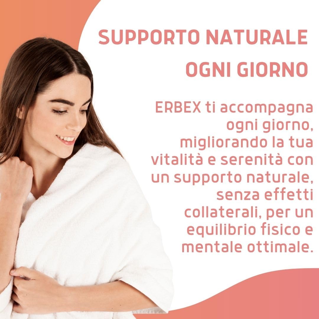 Erbex Integratore Naturale alla Rhodiola Rosea 50 Capsule - Azione Tonico Adattogena per Stanchezza Fisica e Mentale - Rodiola Forte e Naturale - Compresse Energetiche per il Benessere