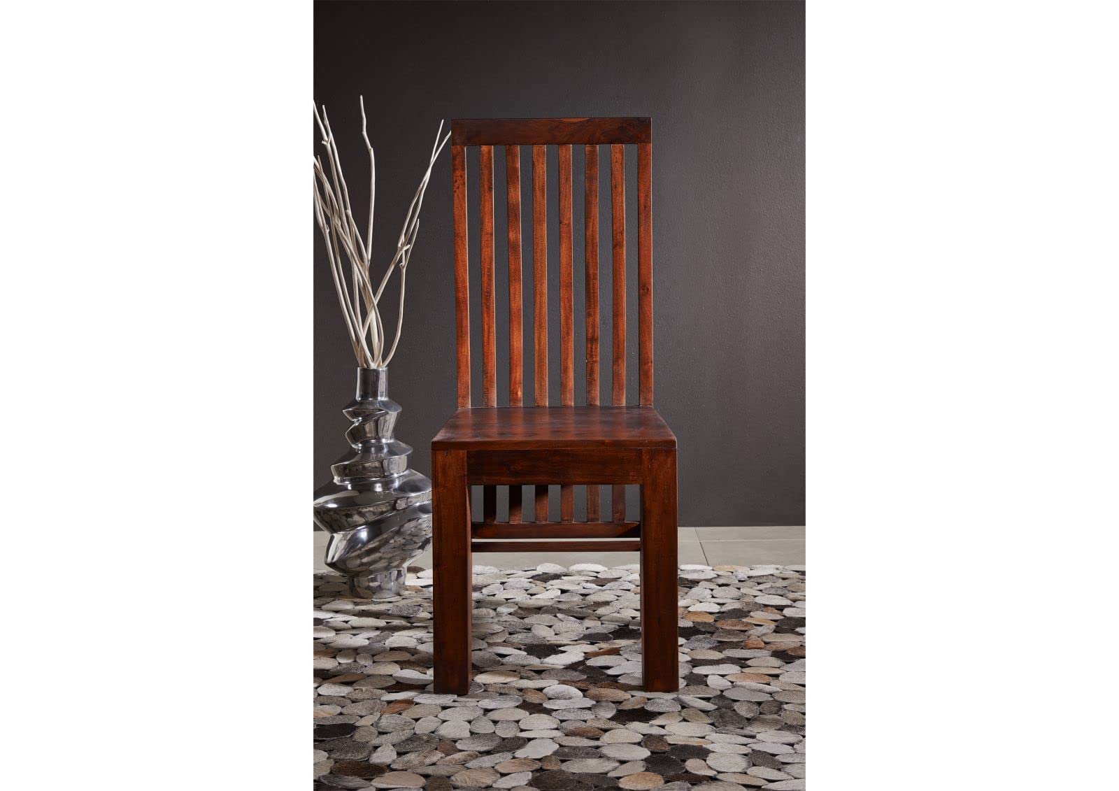 IN LEGNO MASSELLO Mobili acacia sedia schienale alto mobili in legno massello Nougat DELHI DESIGNER #26