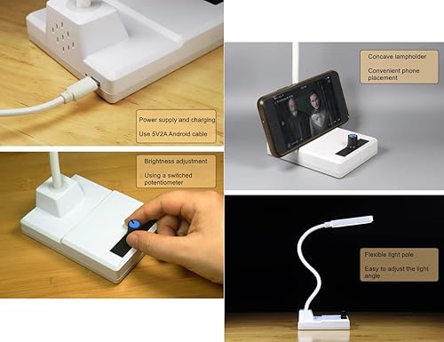 Miniatura 3 de NE555 LED Kit de lámpara de mesa de atenuación DIY piezas de fabricación electrónica PWM circuito para aprender soldadura uso diario