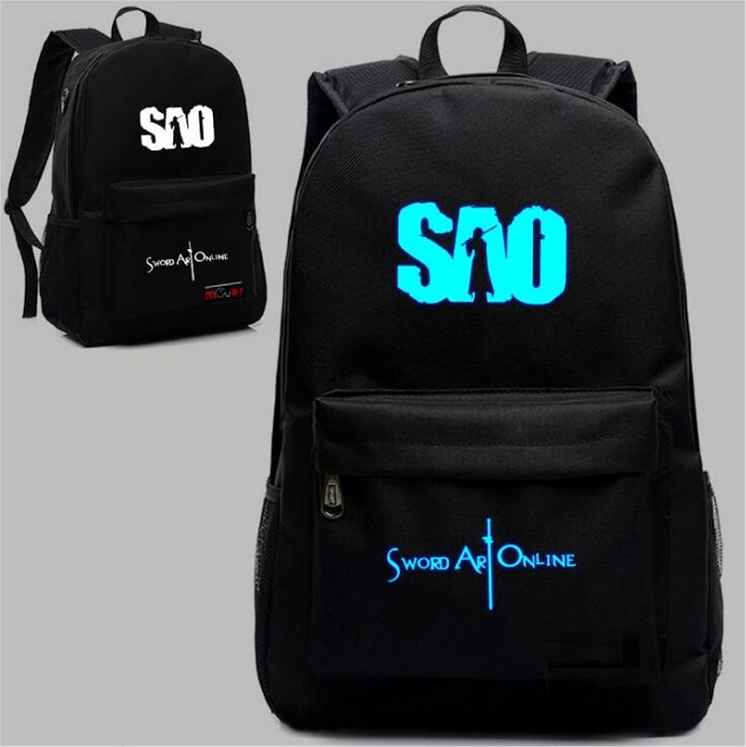 Luminous Anime Sword Art Online Backpack School Bag Rucksack Kirigaya Kazuto Kirito Daypack Student Bag 13