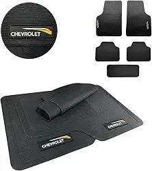 Jogo de Tapete Borracha Automotivo Universal Para Carros Chev GM Celta Corsa Wind Classic Onix Agile Astra Prisma Tracker Antiderrapante Com Logo Bordado Personalizado 5 Peças