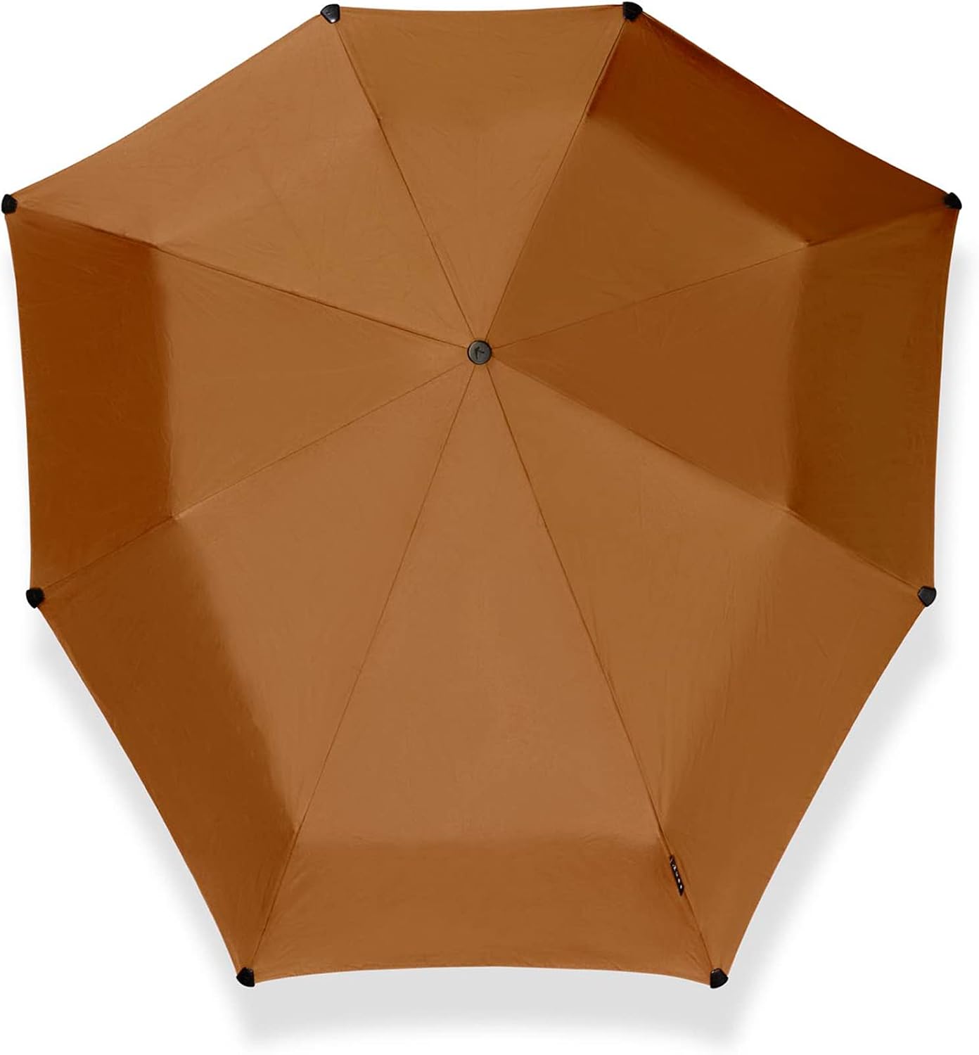 Senz° Mini Windproof Umbrella, Manual Folding, 91 x 91 cm - Sudan Brown