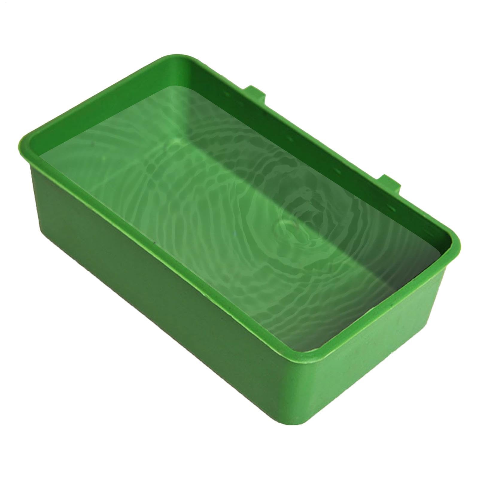 2 Pièces Baignoire pour Perroquet avec 2 Crochets Latéraux, Baignoire Oiseaux Cage Mangeoire Multifonctionnelle pour Petits Perroquets, Perruches Et Canaris