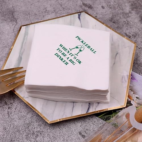 Miniatura 5 de VOWFOO Divertidas servilletas de cóctel, 100 unidades, diseño de vodka, con la frase "Trust Me You Can Dance", para cóctel, fiesta, discoteca,