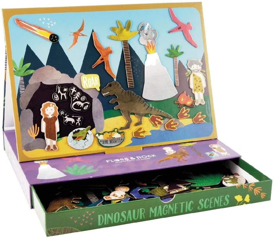 Floss & Rock 41P3644 Dino Magnetic Play Scenes