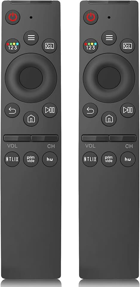 Pacote com 2 controles remotos de substituição para todas as TVs Samsung, controle remoto universal para todas as Smart TVs Samsung UHD Neo QLED OLED Serif Crystal 4K 8K