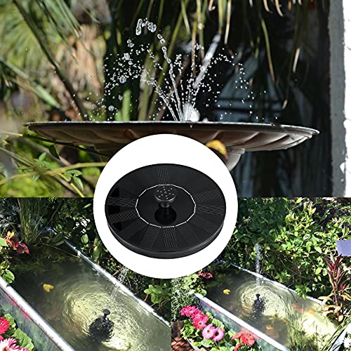 Hiistar Solar Bird Bath Fountain Pump, Solar Powered Bionic Water Fountains Pump With 4 Nozzles, Floating Fountain Pump For Birdbath, Pond, Pool, Fish Tank, Aquarium And Garden #TOP5